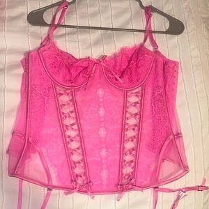 Victoria Secret Lace up Corset top!